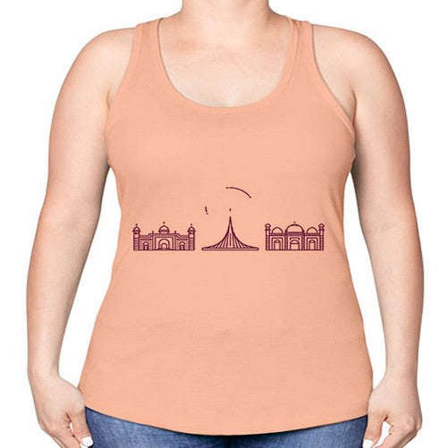 Dhaka 667# - cities -Racerback Tank