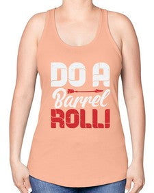 Do a barrel roll 4# - video games -Racerback Tank