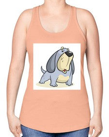 dog 115# - dogs -Racerback Tank
