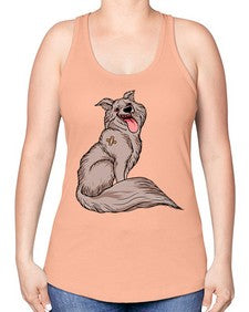 dog 98# - dogs -Racerback Tank