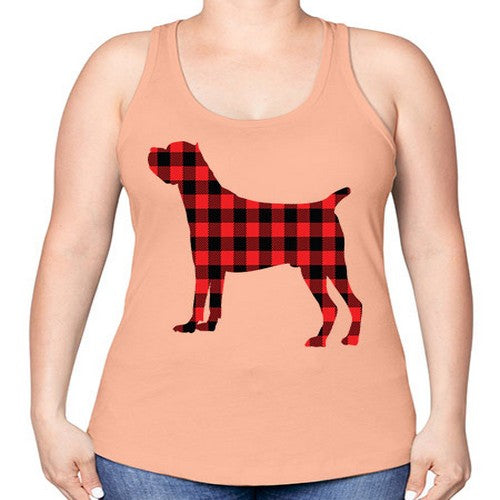 Dog Style 104# - dogs -Racerback Tank