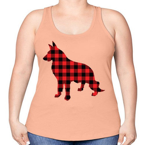 Dog Style 115# - dogs -Racerback Tank