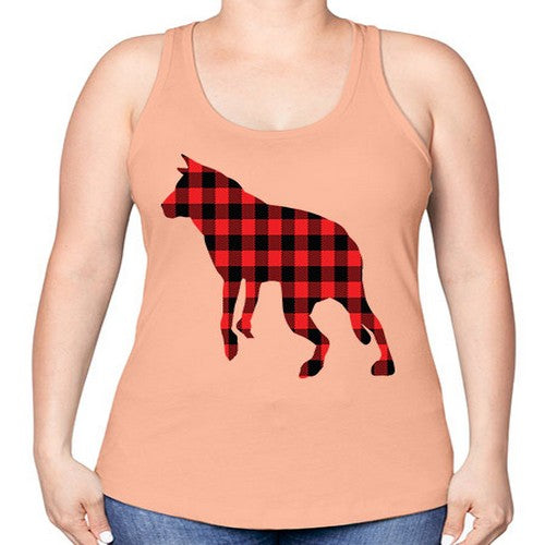 Dog Style 118# - dogs -Racerback Tank
