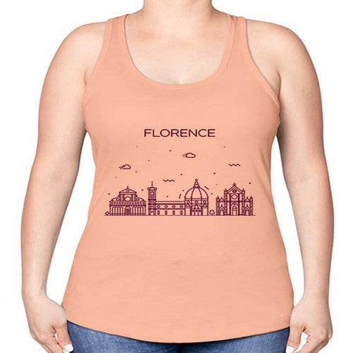 Florence 724# - cities -Racerback Tank