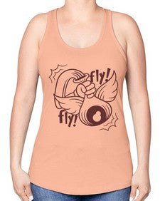 Fly 125# - cartoon general -Racerback Tank