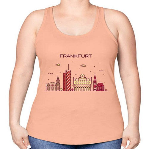 Frankfurt 745# - cities -Racerback Tank