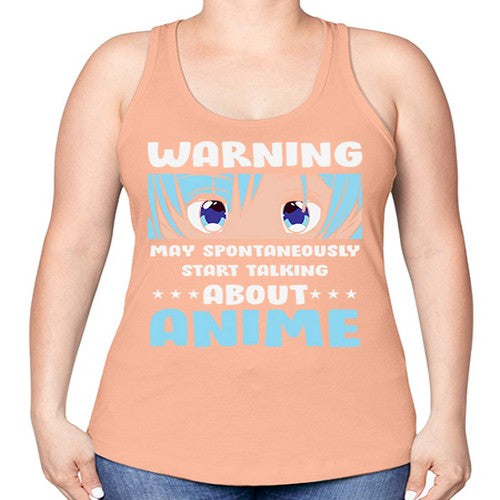 Funny Anime Talk About Anime 229# - anime -Racerback Tank