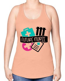 Future Nurse Style Style 815# - nurse -Racerback Tank