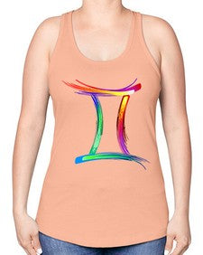 Gemini 222# - gemini -Racerback Tank