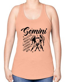 Gemini 223# - gemini -Racerback Tank