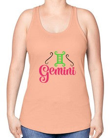Gemini 224# - gemini -Racerback Tank