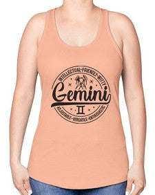 Gemini 225# - gemini -Racerback Tank