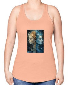 Gemini 56# - gemini -Racerback Tank