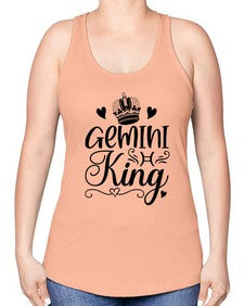 Gemini king 228# - gemini -Racerback Tank