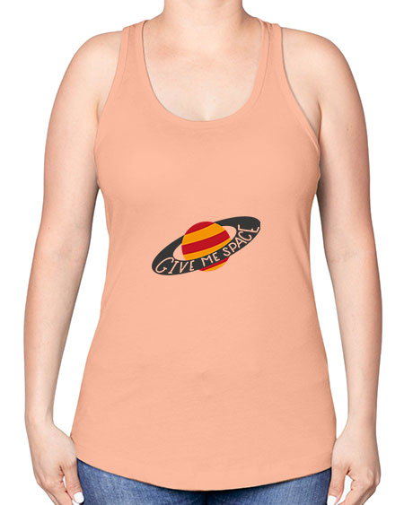 Givemespace 27# - space -Racerback Tank