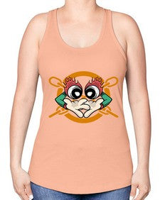 Good mantra 132# - cartoon general -Racerback Tank