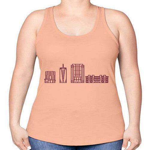 Gurgaon 798# - cities -Racerback Tank