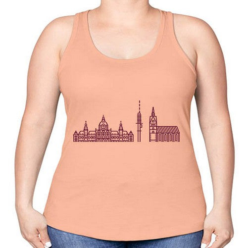 Hanover 817# - cities -Racerback Tank