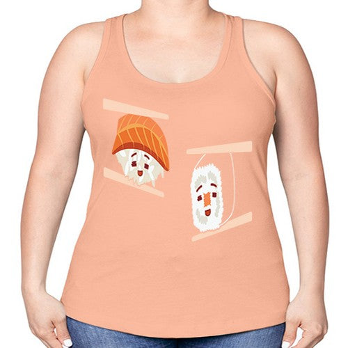 Happy Sushi Anime Kawaii Set Anime 232# - anime -Racerback Tank