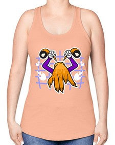 Haunted spy 137# - cartoon general -Racerback Tank