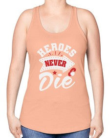 Heroes never die 21# - video games -Racerback Tank