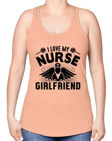 I love my Style 892# - nurse -Racerback Tank