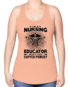 Im a nursing Style 227# - nurse -Racerback Tank