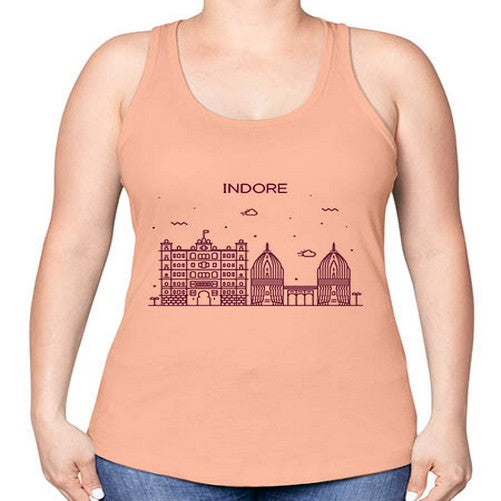 Indore 951# - cities -Racerback Tank