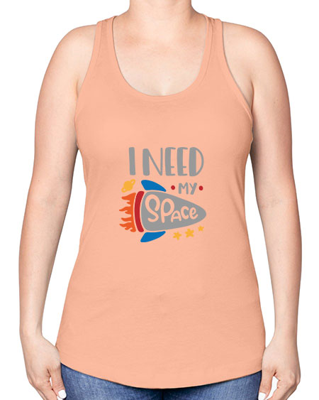 Ineedmyspace 17# - space -Racerback Tank