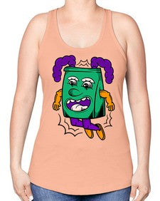 Jumping pouch 146# - cartoon general -Racerback Tank