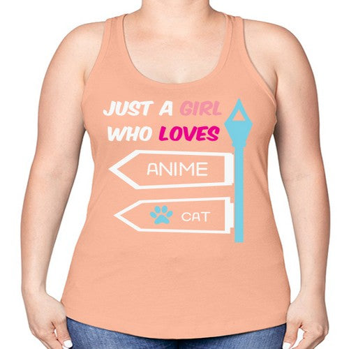 Just A Girl Who Loves Anime 264# - anime -Racerback Tank