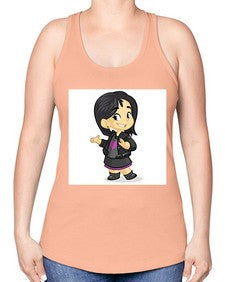 Kid 147# - cartoon general -Racerback Tank
