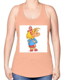 Kid 152# - cartoon general -Racerback Tank