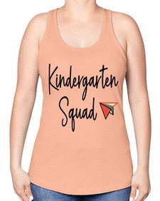 Kindergarten Squad 436# - kindergarten -Racerback Tank