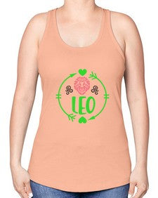 Leo 283# - leo -Racerback Tank