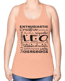 Leo 568# - leo -Racerback Tank