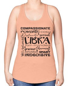 Libra 569# - libra -Racerback Tank