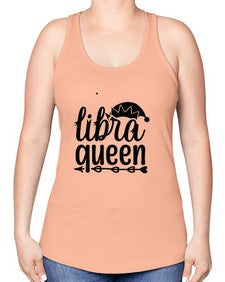 Libra queen 326# - libra -Racerback Tank