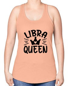 Libra queen 327# - libra -Racerback Tank