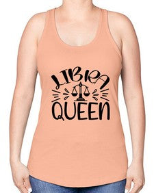 Libra queen 328# - libra -Racerback Tank