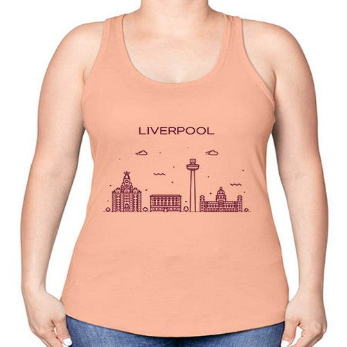 Liverpool 1150# - cities -Racerback Tank