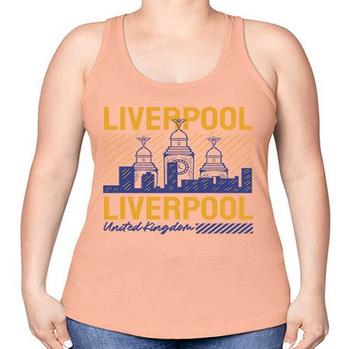 Liverpool 1152# - cities -Racerback Tank