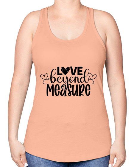 Love Beyond Measure 389# - kids -Racerback Tank