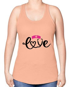 Love Style Style 1073# - nurse -Racerback Tank