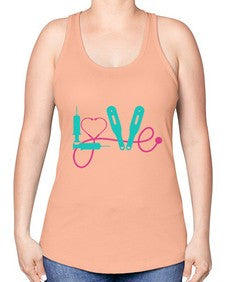 Love Style Style 1074# - nurse -Racerback Tank
