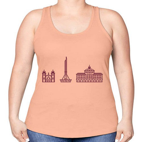 Luanda 1179# - cities -Racerback Tank