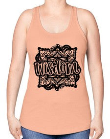 Mandala Wisdom 765# - mandala -Racerback Tank