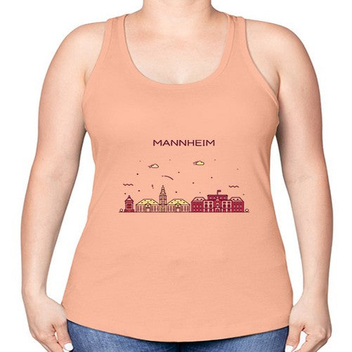 Mannheim 1237# - cities -Racerback Tank
