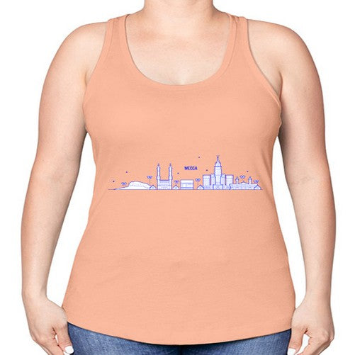 Mecca 1265# - cities -Racerback Tank