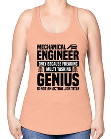 Mechanical engineer Style 1090# - engineer -Racerback Tank